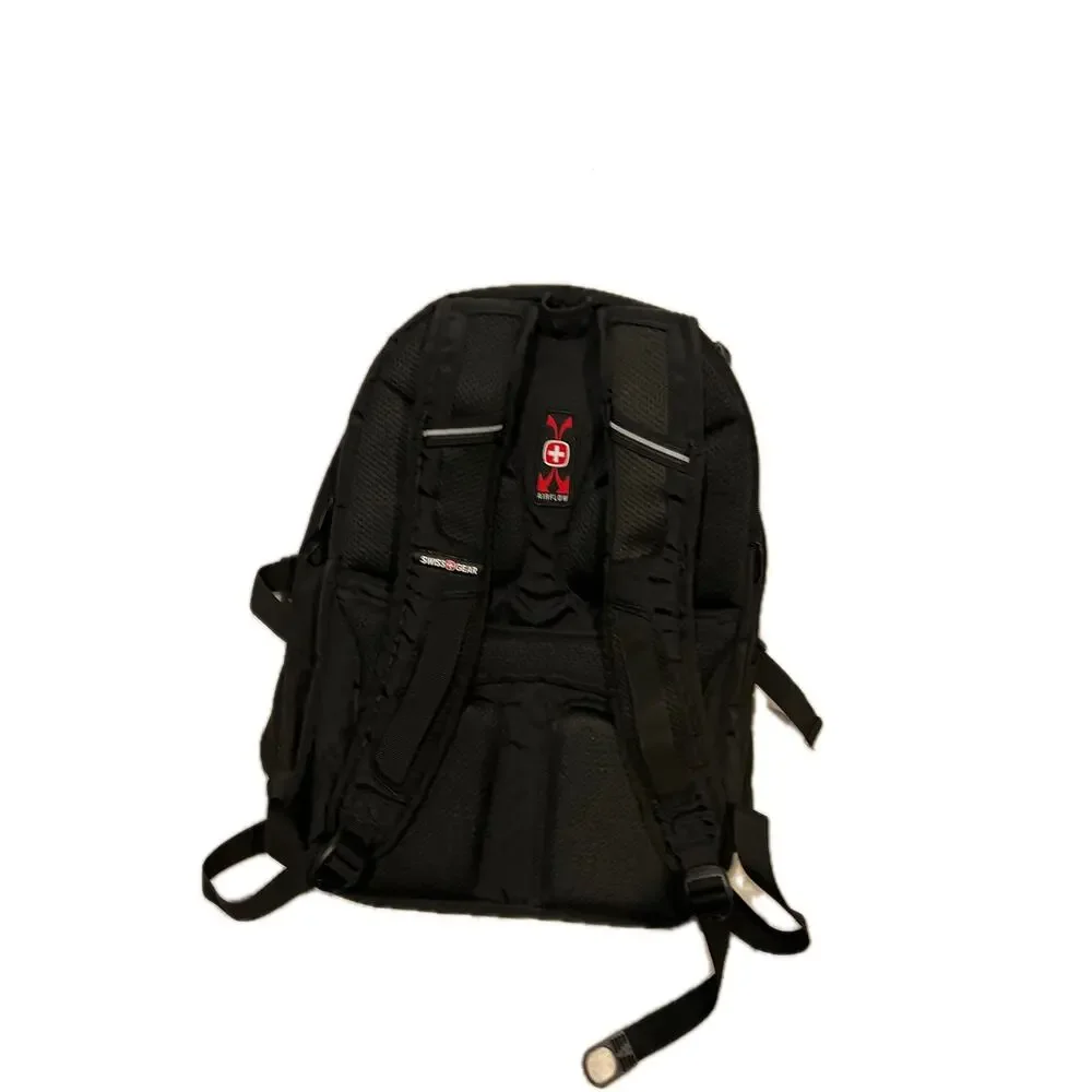 Swiss Gear 3760 Laptop Backpack Black Red